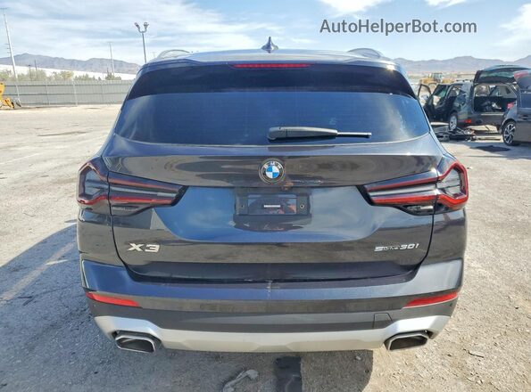 5UX43DP09P9S11451 2023 BMW X3 Black Widok z tyłu
