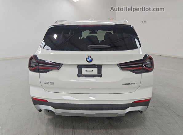 5UX43DP0XN9M68437 2022 BMW X3 White Вид ззаду