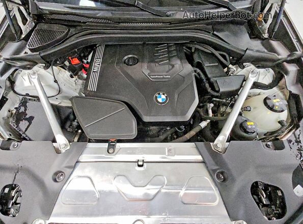 5UX43DP0XN9M68437 2022 BMW X3 White Вид підкапотного простору