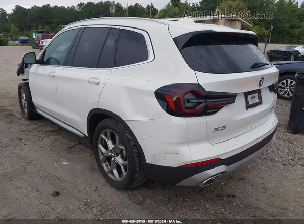 5UX43DP0XR9T66304 2024 BMW X3 White Հետևի ձախ