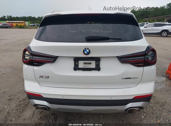 5UX43DP0XR9T66304 2024 BMW X3 White 