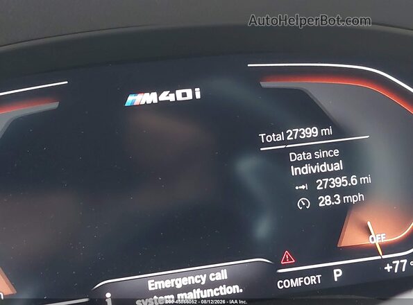 5UX43DT02R9U60585 2024 BMW X4 White 