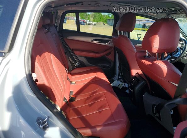 5UX43DT06P9N67068 2023 BMW X4 Gray Սալոնի հետևի տեսք