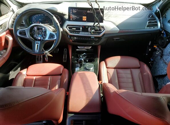 5UX43DT06P9N67068 2023 BMW X4 Gray Առջևի վահանակի տեսք