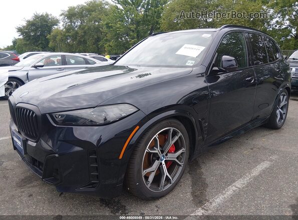 5UX43EU00R9U89586 2024 BMW X5 Navy წინა მარცხენა ხედი სამი მეოთხედიდან