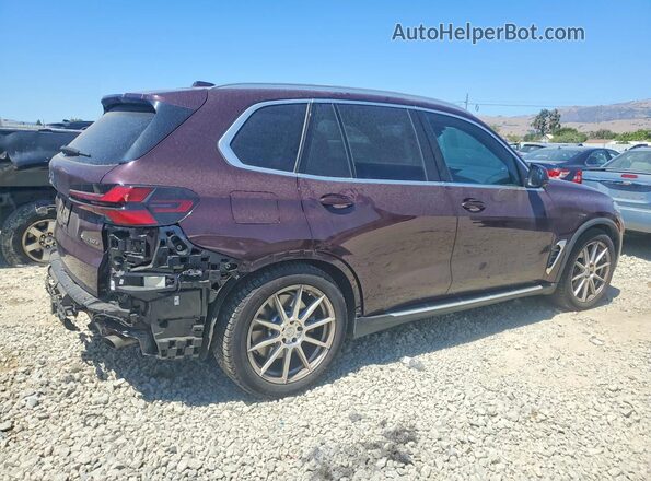 5UX43EU00S9W94251 2025 BMW X5 Бордовый Задняя правая четверть