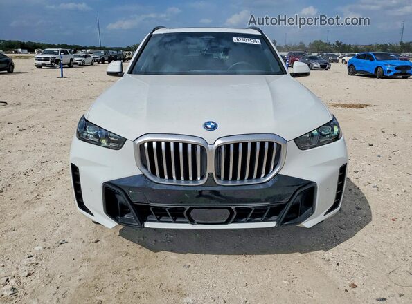 5UX43EU00S9Z20658 2025 BMW X5 White წინა ხედი