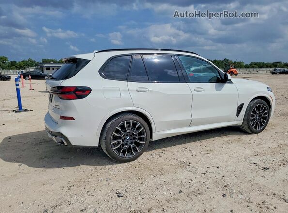 5UX43EU00S9Z20658 2025 BMW X5 White უკანა მარჯვენა