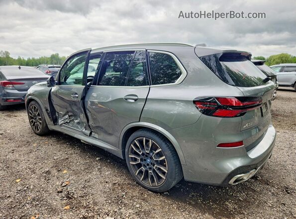 5UX43EU03R9V48131 2024 BMW X5 Серебряный Задняя левая четверть