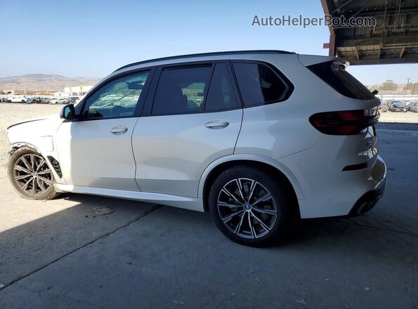 5UX43EU04R9T34586 2024 BMW X5 White Trasero izquierdo