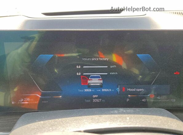 5UX43EU04R9U07861 2024 BMW X5 Белый Вид щитка приборов