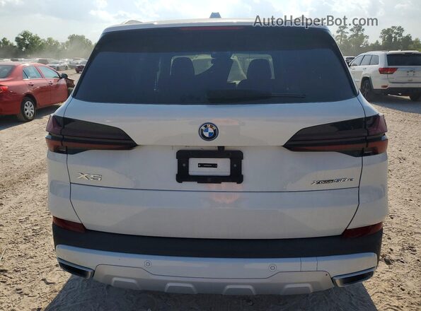 5UX43EU04R9U07861 2024 BMW X5 Белый Вид сзади