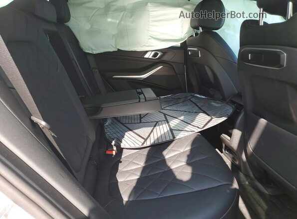 5UX43EU05R9V29323 2024 BMW X5 White Rear interior view