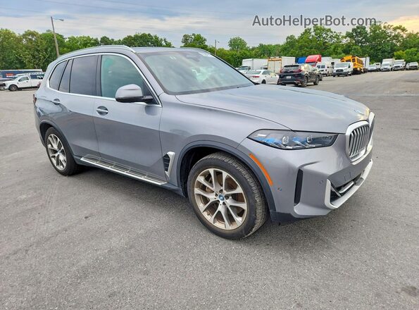 5UX43EU08S9X01012 2025 BMW X5 Серый Передняя правая четверть