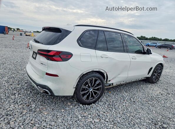 5UX43EU09R9T25625 2024 BMW X5 White Задня права чверть
