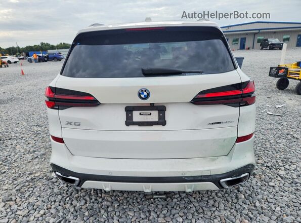 5UX43EU09R9T25625 2024 BMW X5 White Вид ззаду