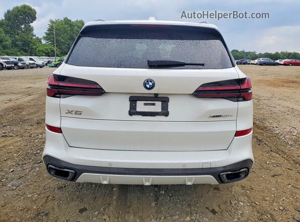 5UX43EU0XR9V41371 2024 BMW X5 White Widok z tyłu