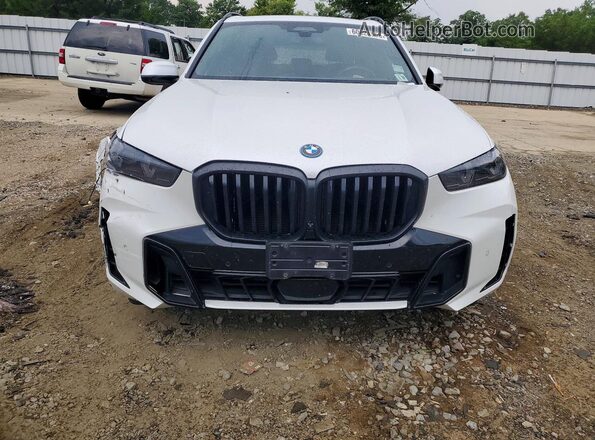 5UX43EU0XR9V41371 2024 BMW X5 White Widok z przodu