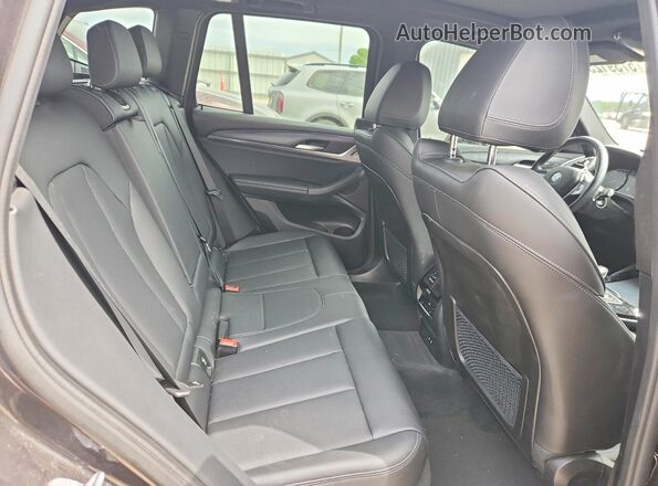 5UX53DP00N9J57524 2022 BMW X3 Black Հետևի նստատեղերի տեսք