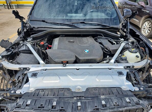 5UX53DP00N9J57524 2022 BMW X3 Black Սալոնի հետևի տեսք