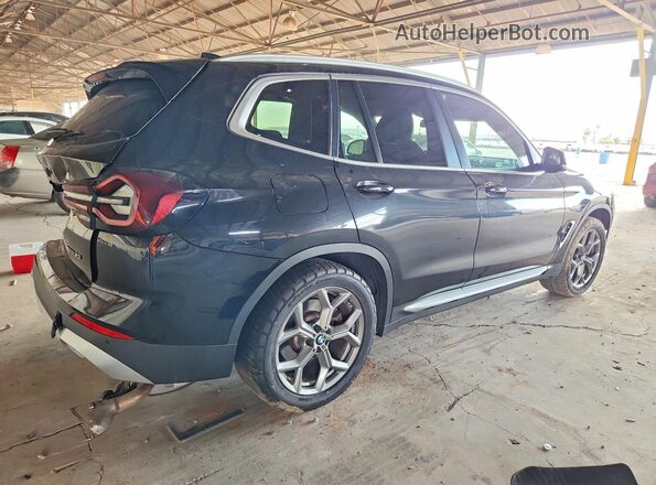 5UX53DP00P9S16087 2023 BMW X3 Black Tył prawy