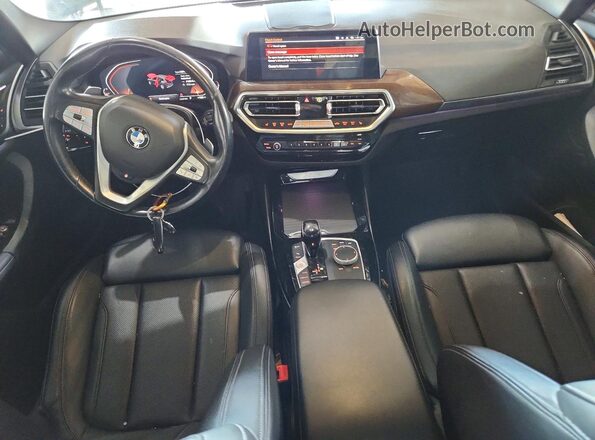 5UX53DP00P9S16087 2023 BMW X3 Black Widok deski rozdzielczej