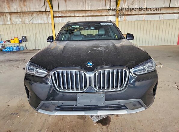 5UX53DP00P9S16087 2023 BMW X3 Black Widok z przodu