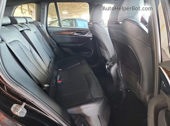 5UX53DP00P9S16087 2023 BMW X3 Black Widok wnętrza z tyłu