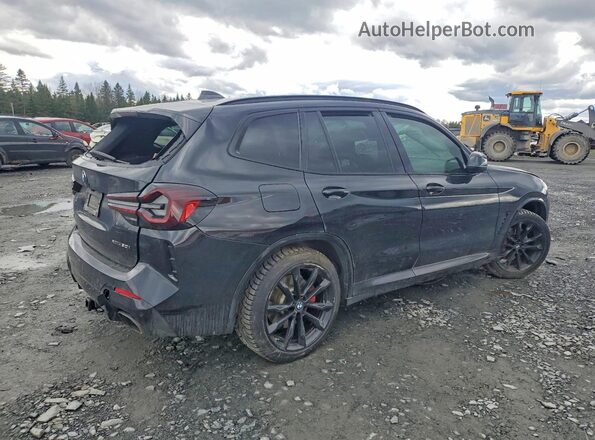 5UX53DP00R9W43904 2024 BMW X3 Black Задня права чверть