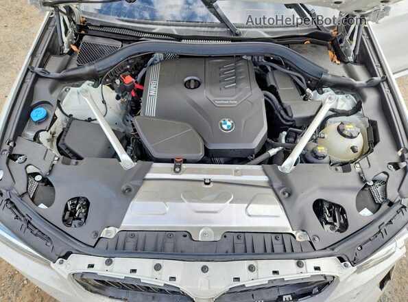 5UX53DP01P9P29414 2023 BMW X3 White ძრავის განყოფილების ხედი