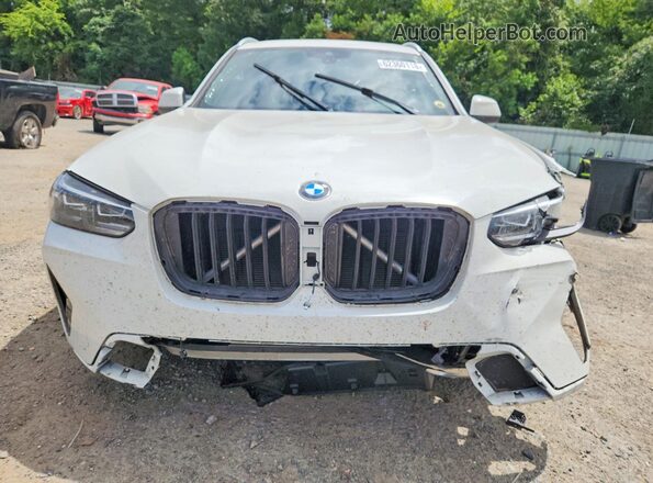 5UX53DP01P9P29414 2023 BMW X3 White წინა ხედი