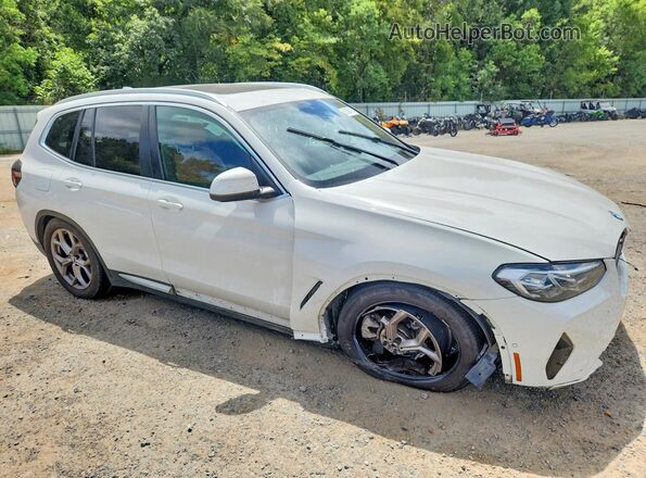 5UX53DP01P9P29414 2023 BMW X3 White წინა მარჯვენა