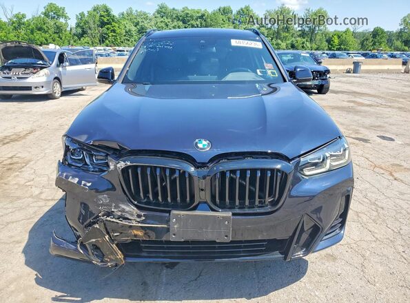5UX53DP01R9V93322 2024 BMW X3 Black Դիմացի տեսք