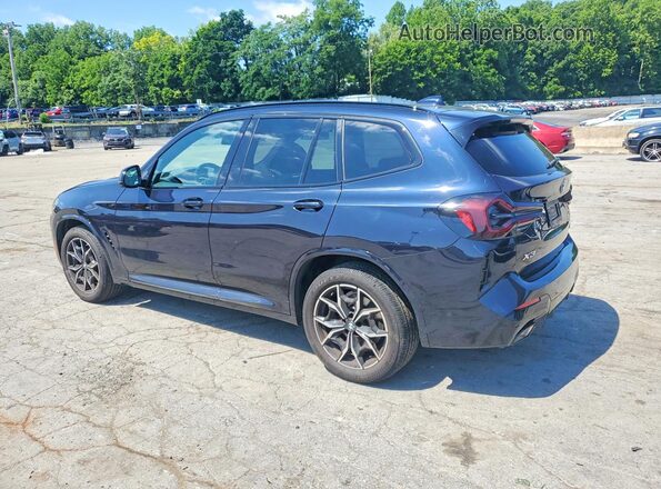 5UX53DP01R9V93322 2024 BMW X3 Black Հետևի ձախ