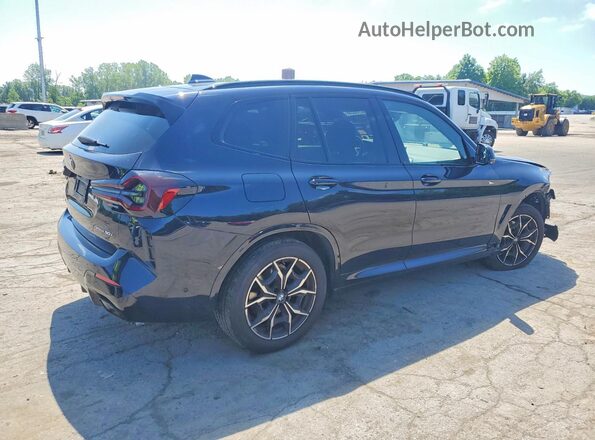 5UX53DP01R9V93322 2024 BMW X3 Black Հետևի աջ