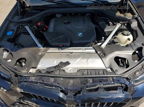 5UX53DP01R9V93322 2024 BMW X3 Black Շարժիչի բաժամունքի տեսք