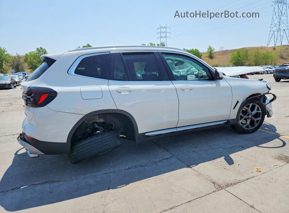 5UX53DP02N9M87438 2022 BMW X3 White Tył prawy