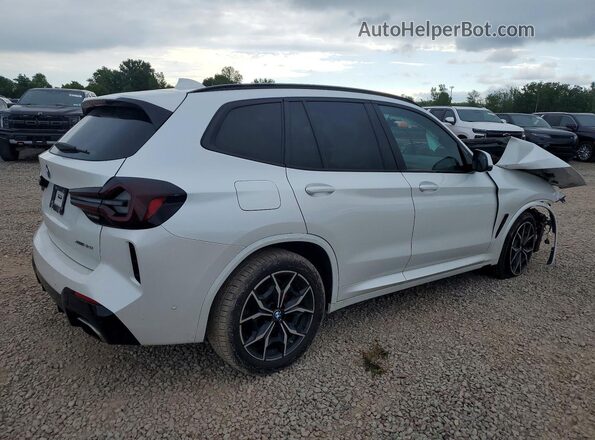 5UX53DP02P9P65354 2023 BMW X3 White Trasero derecho
