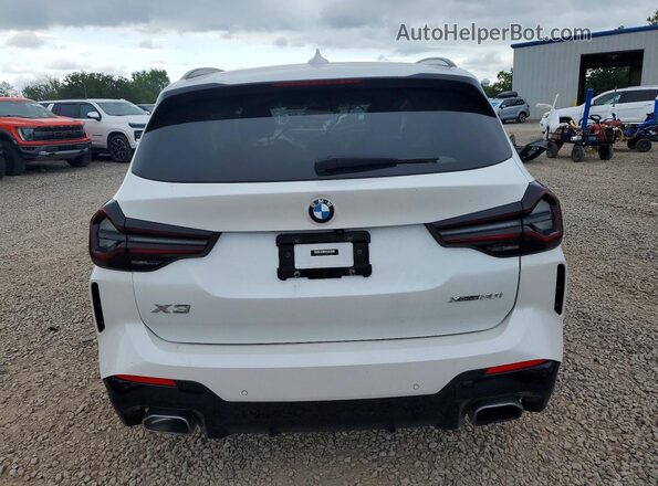 5UX53DP02P9P65354 2023 BMW X3 White Vista trasera
