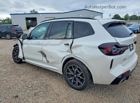 5UX53DP02P9P65354 2023 BMW X3 White Trasero izquierdo