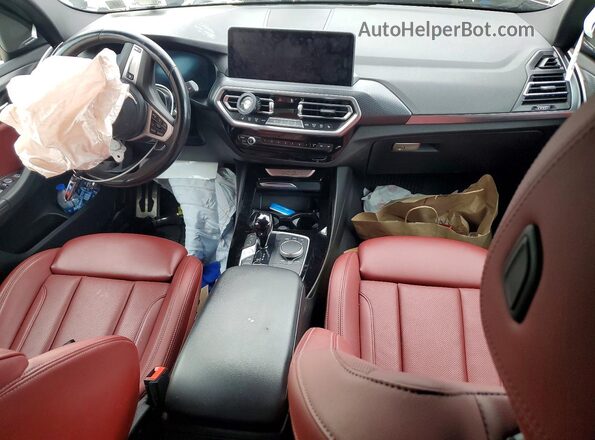 5UX53DP02P9P65354 2023 BMW X3 White Vista del salpicadero