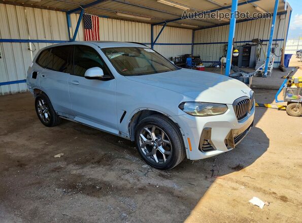 5UX53DP02P9P70344 2023 BMW X3 Серый Передняя правая четверть