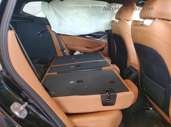 5UX53DP02P9P82042 2023 BMW X3 Black უკანა სავარძლების ხედი