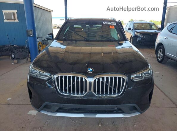 5UX53DP02P9P82042 2023 BMW X3 Black წინა ხედი