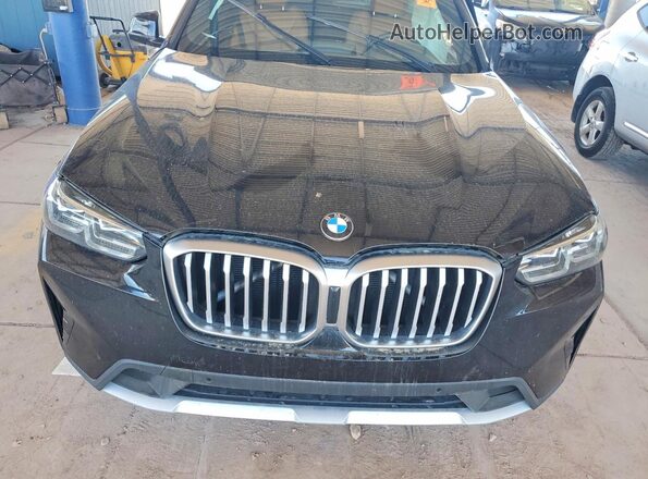 5UX53DP02P9P82042 2023 BMW X3 Black უკანა სალონის ხედი