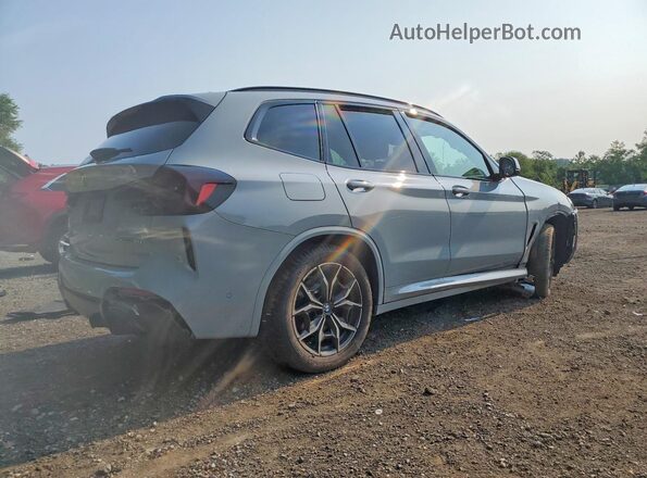 5UX53DP02R9V89506 2024 BMW X3 Gray Rear right