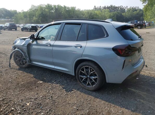 5UX53DP02R9V89506 2024 BMW X3 Gray Rear left