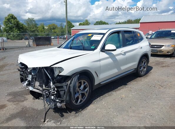 5UX53DP03N9K65104 2022 BMW X3 White Передня ліва чверть