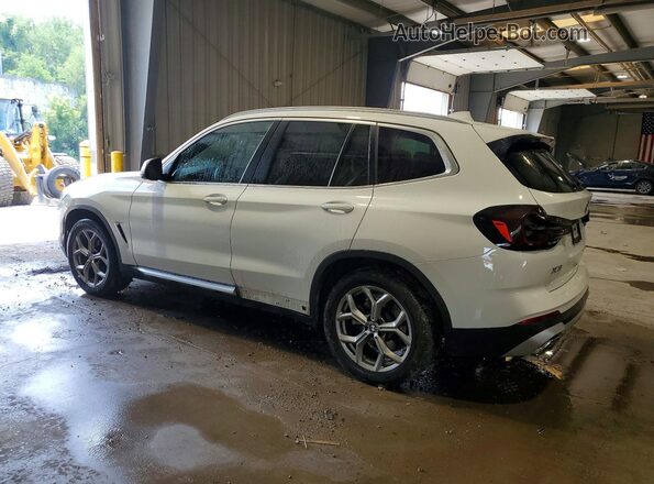 5UX53DP03N9M92843 2022 BMW X3 White უკანა მარცხენა