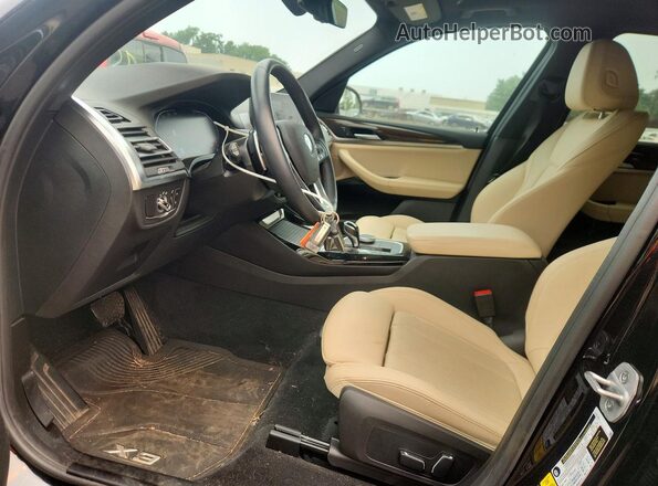 5UX53DP03R9U16609 2024 BMW X3 Black Vista interior delantera